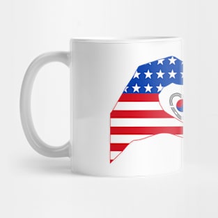 We Heart USA & UK & South Korea & Philippines Patriot Series Mug